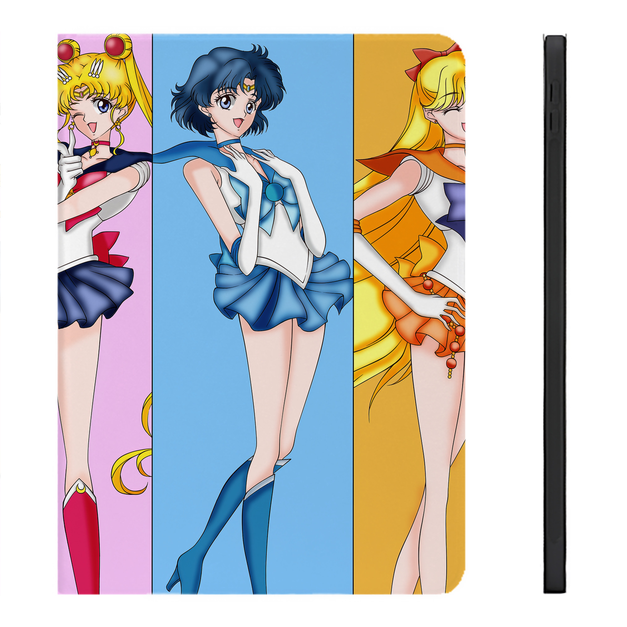 （画像用） 美少女戦士セーラームーン Sailor Moon IPadケース ペンホルダー付き ブックスタイルデザイン